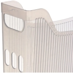 Органайзер для хранения «ИДЕАДОМА», цвет матовый прозрачный, на колёсах 33.6*8.7*25.2см