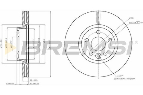 BREMSI - CD7567V