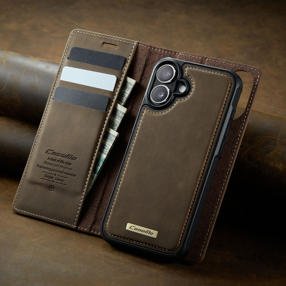 Чехол-кошелек CaseMe 2 in 1 MagSafe iPhone 17