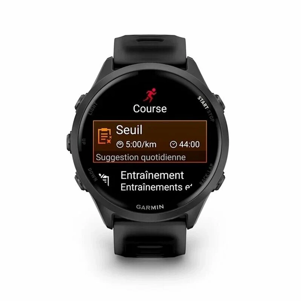 Смарт-часы Garmin Forerunner 570 47мм 1.4" AMOLED корп.черный рем.черный (010-02971-00)