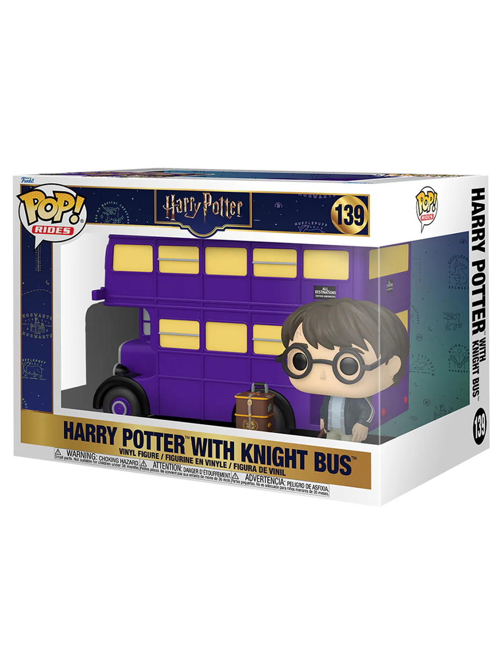Фигурка Funko POP! Rides Harry Potter Harry Potter with Knight Bus (139) 76855