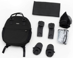 Коляска Agex Prima Pro 3 в 1 с автокреслом i-Safe S Grey APP626 Black (Черный)