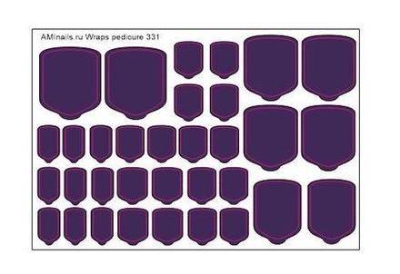 Пленка для педикюра Aminails Wraps 331