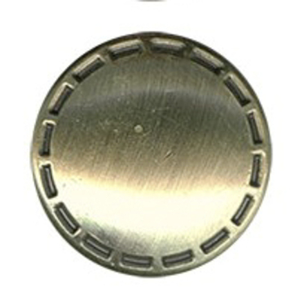 Пуговица "Micron" джинсовая, 20 мм, №12 шлиф.бронза