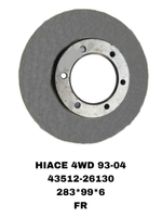ТОРМОЗНЫЕ ДИСКИ HIACE KLH12,KLH22 1995-2006 (ABS) FR