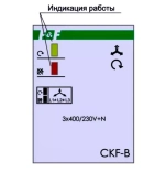 Реле контроля наличия, асимметрии и чередования фаз CKF-B 3х400/230В+N 2А 1Z задержка отключения 3-5с