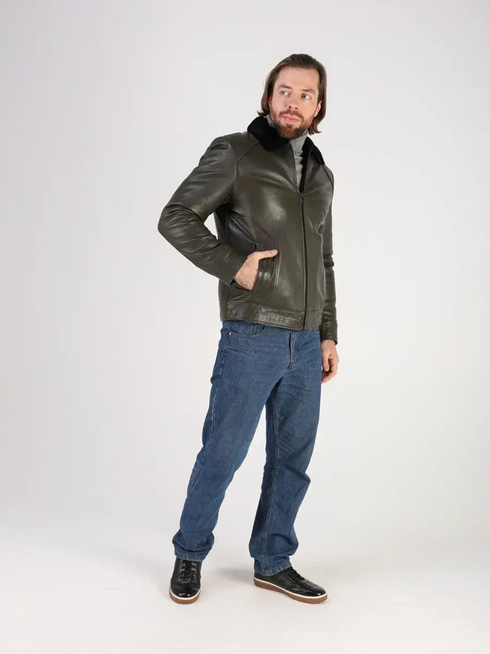 Дубленка натуральная куртка зимняя кожаная