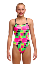 Купальник FUNKITA Girl's Blocked Again (Single Strap)