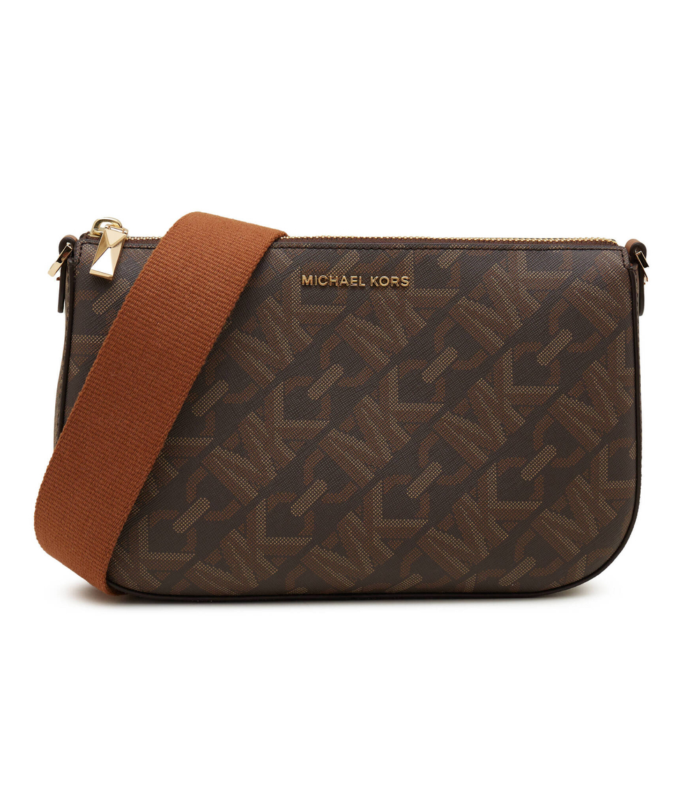 Сумка-мессенджер Parker Michael Kors - коричневый(32H3G7PC3B)