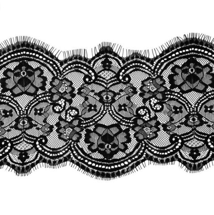 Кружево французское ш.15,9см. 170248 черный