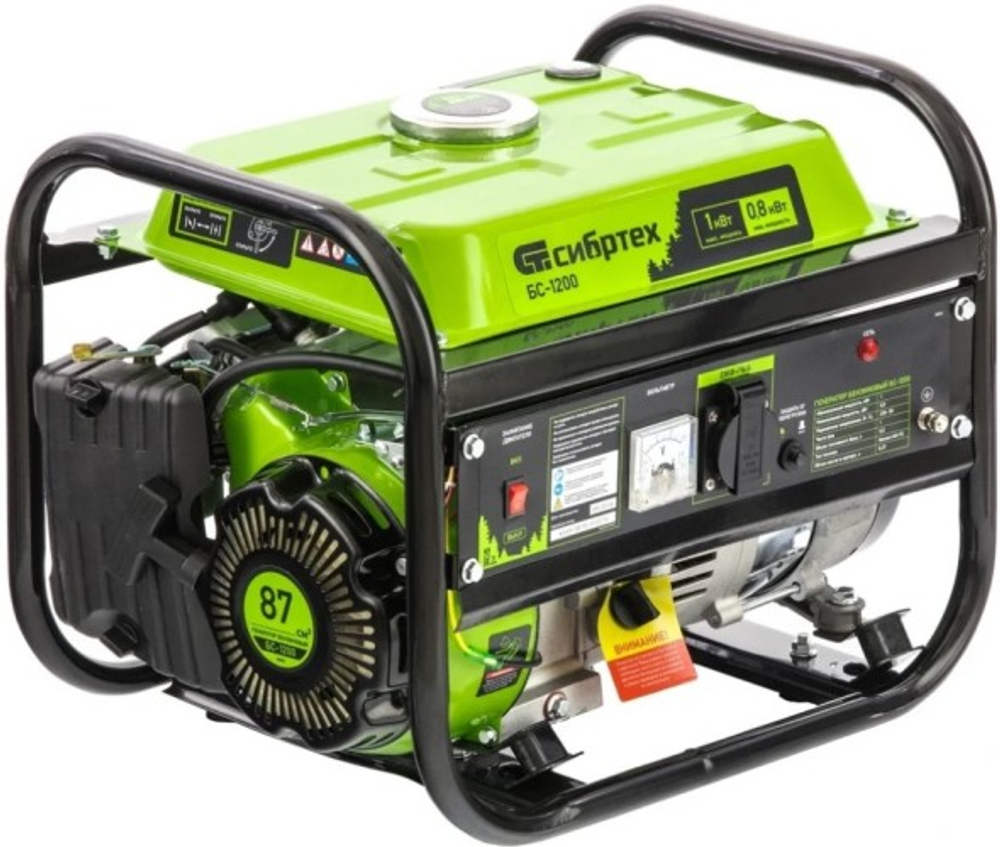 Генератор бензиновый СИБРТЕХ БС-1200 94541
