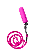 Мини-вибратор фиолетовый на шнурке Funny Five (5,5 см , фиолетовый) (Цвет: фиолетовый)