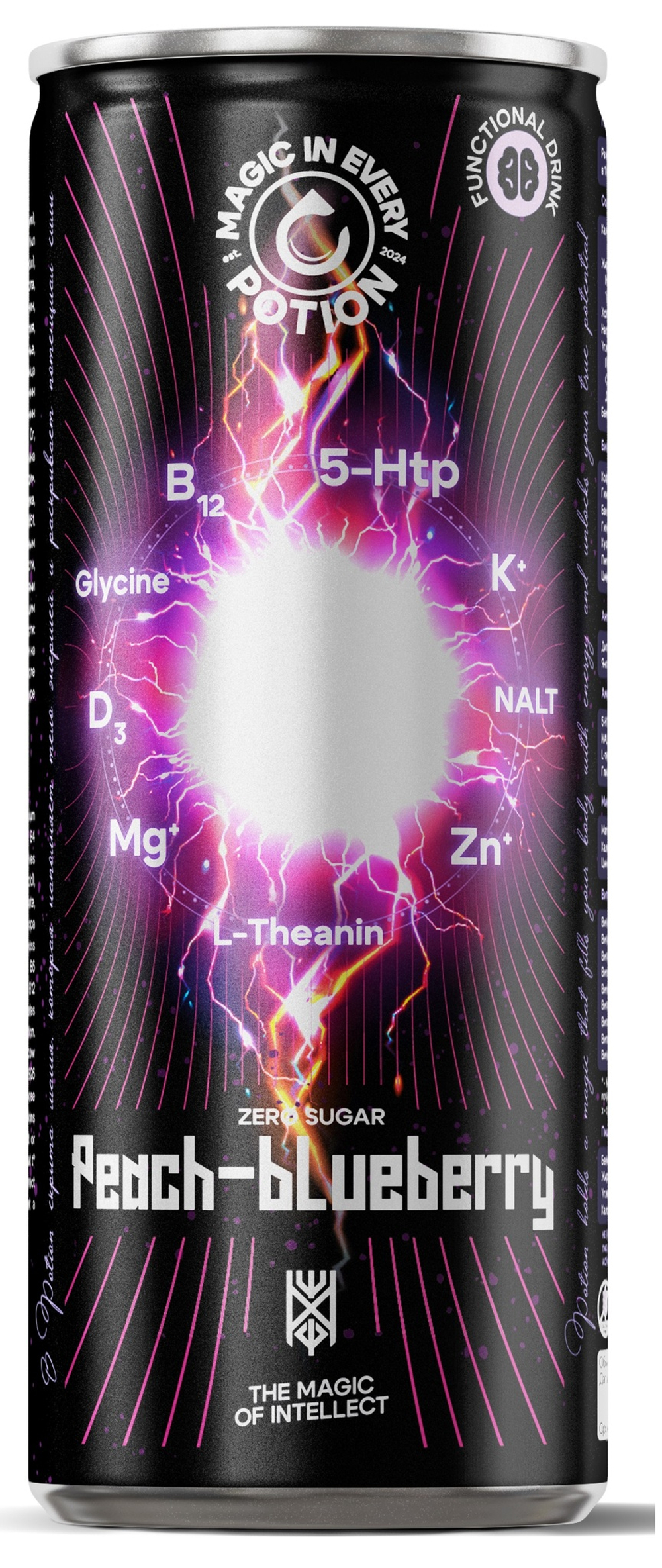 Super Intellect Черника Персик, 330 мл БАНКА
