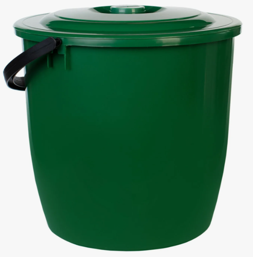 Ведро пласт 13л с крышкой круглое
