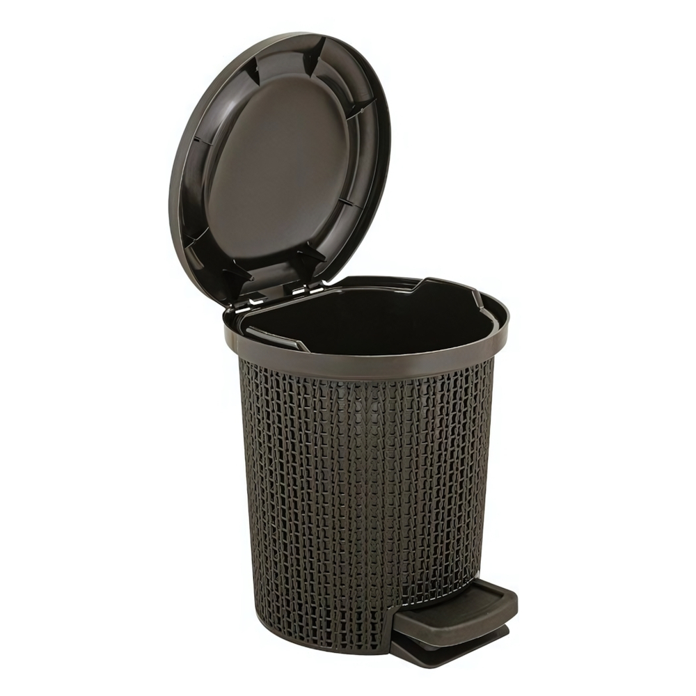 Контейнер для мусора с педалью Soul 6 л венге