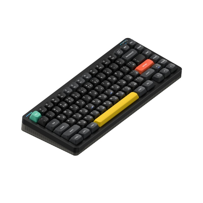 Беспроводная механическая клавиатура QMK Nuphy Halo75 V2 Obsidian Black, RGB, Hot Swap, Raspberry Switch (Halo75v2-OB-34)