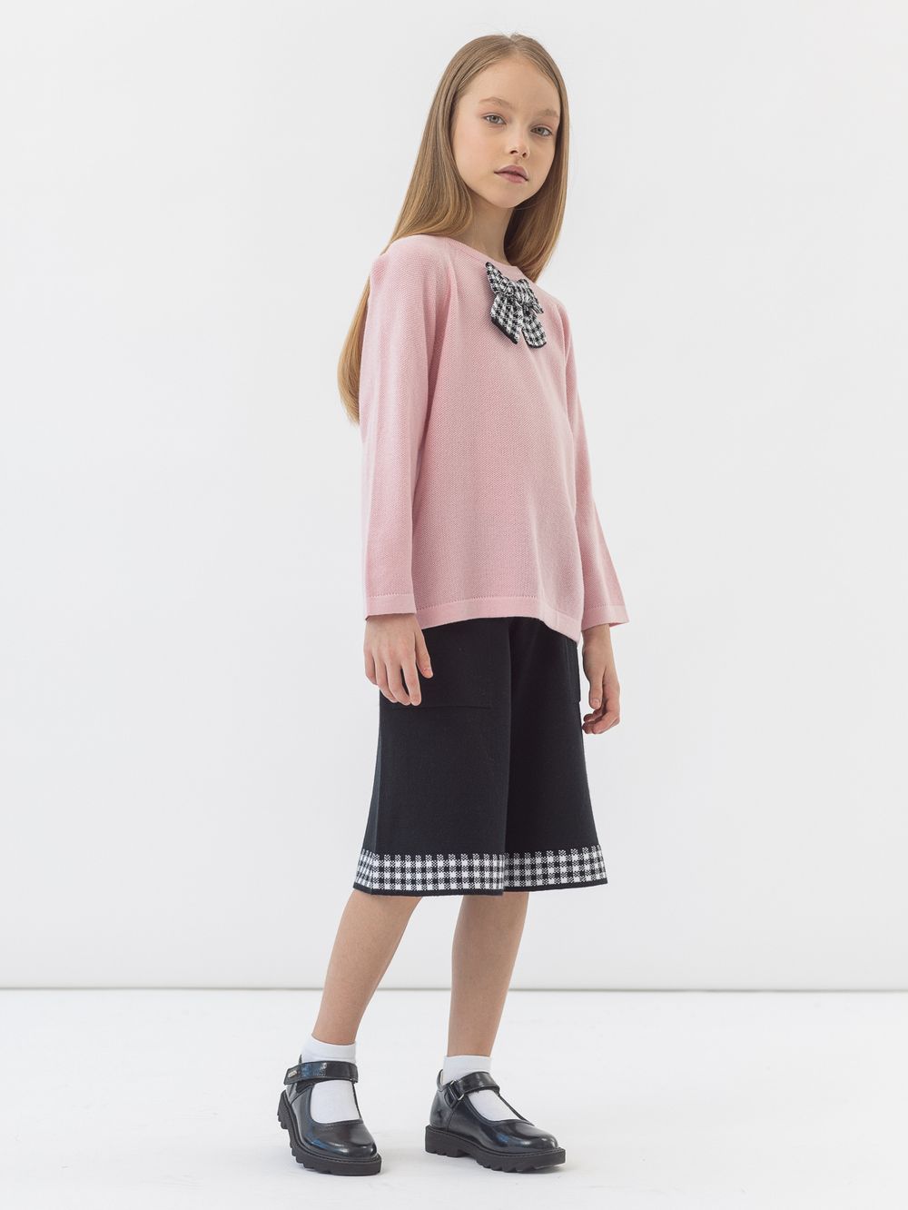 Джемпер бледно-розовый для девочки арт. АТ824-1