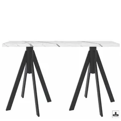 Стол Fuoz Werzalit Fantasy 120х80 см, верзалит афонский мрамор