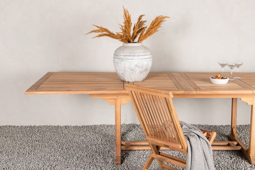 Neapel 240-320, стол обеденный натуральный, тик