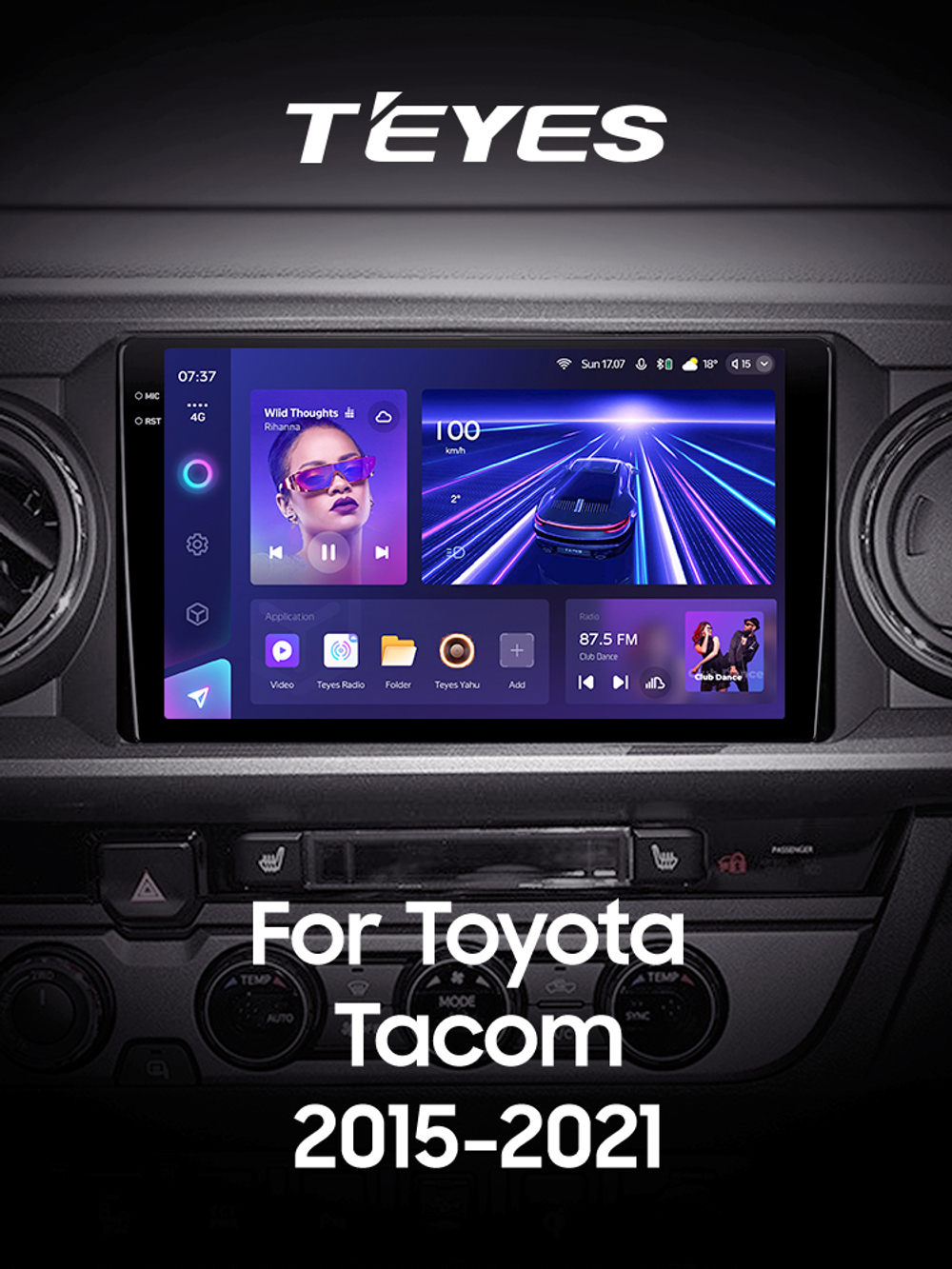 Teyes CC3 2K 9"для Toyota Tacoma N300 2015-2021