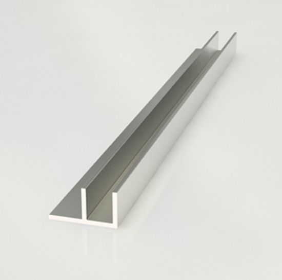 Планка угловая (F-образн) для фартука 600х6мм "Primavera"(Металл Серебристый)