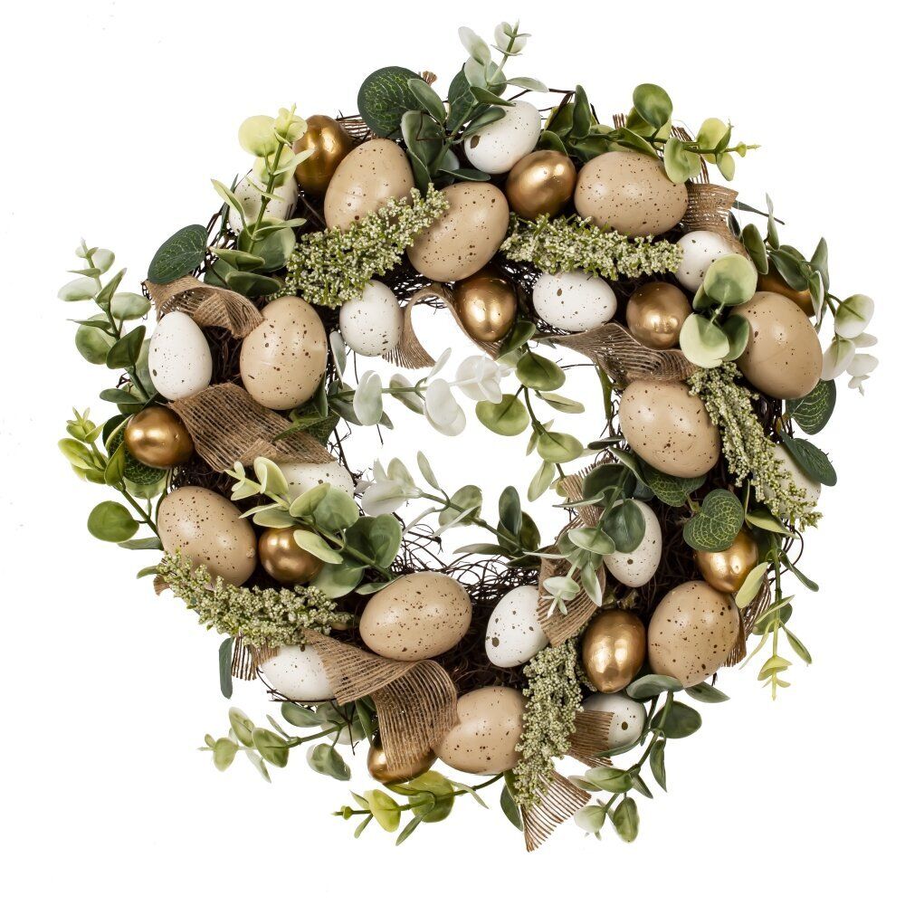 GAEM Изделие декоративное "Венок пасхальный", L32 W7,5 H31 см