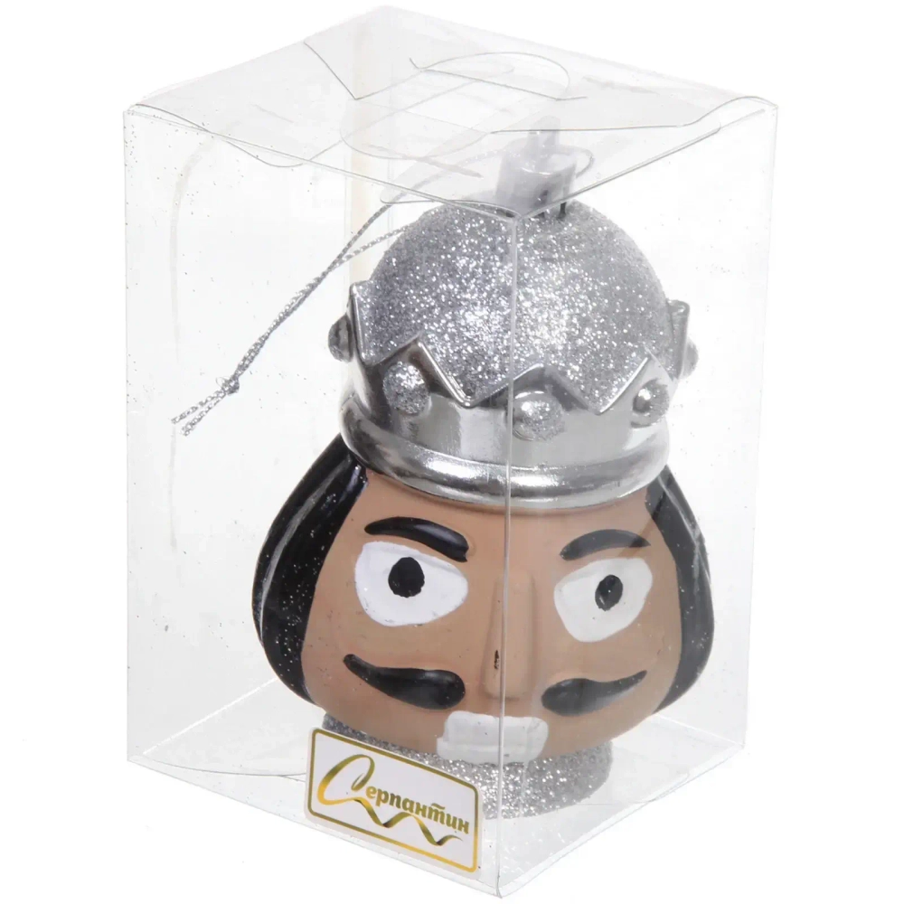 Елочная игрушка «Новогодний солдат» 7,5*7*11 см, серебро