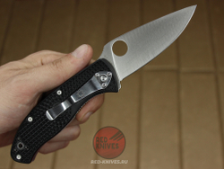 Нож Spyderco Tenacious LTW - черн. рук., белый клинок RK-415