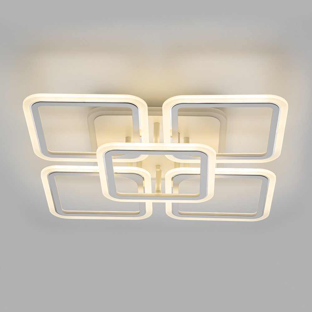 Citilux Марсель Смарт CL232A150E RGB Умная люстра Белая