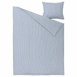 Комплект постельного белья IKEA BERGPALM (БЕРГПАЛМ), Односпальный, Голубой, 150x200, 50x80 см