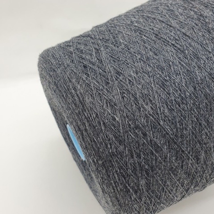 Пряжа Botto Poala Supergeelong 1/15000 (100% мериносовая шерсть кардная),1500м/100гр, графит меланж