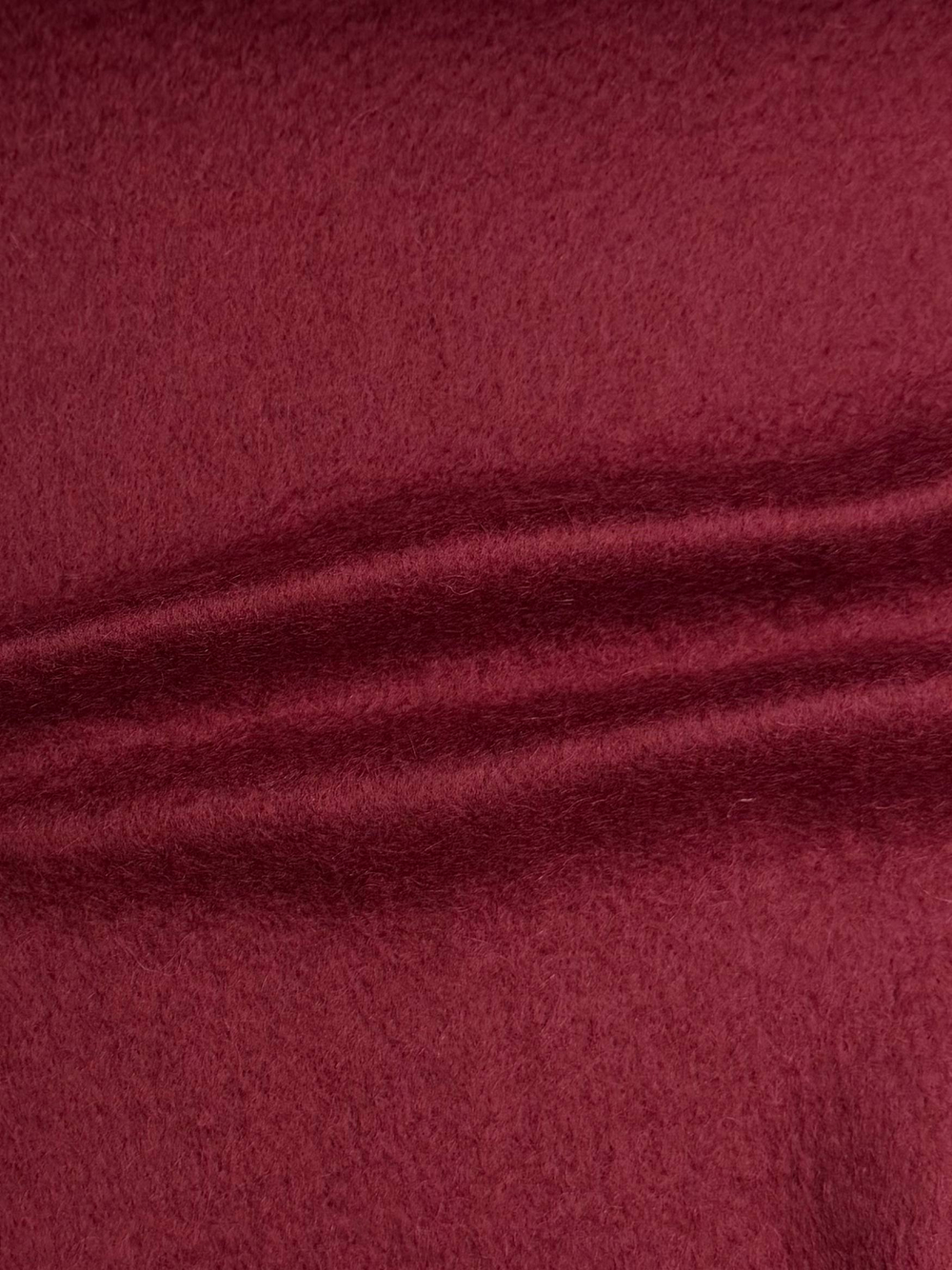 Трикотаж шерсть с п/э брусничный