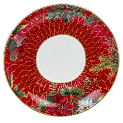 GAEM Чайник с чашкой и блюдцем "Зимнее волшебство", 300 мл, L16,5 W16,5 H14 см