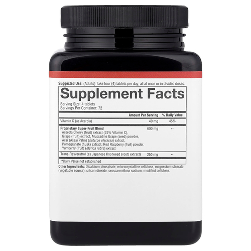 Youtheory, ресвератрол, 290 таблеток