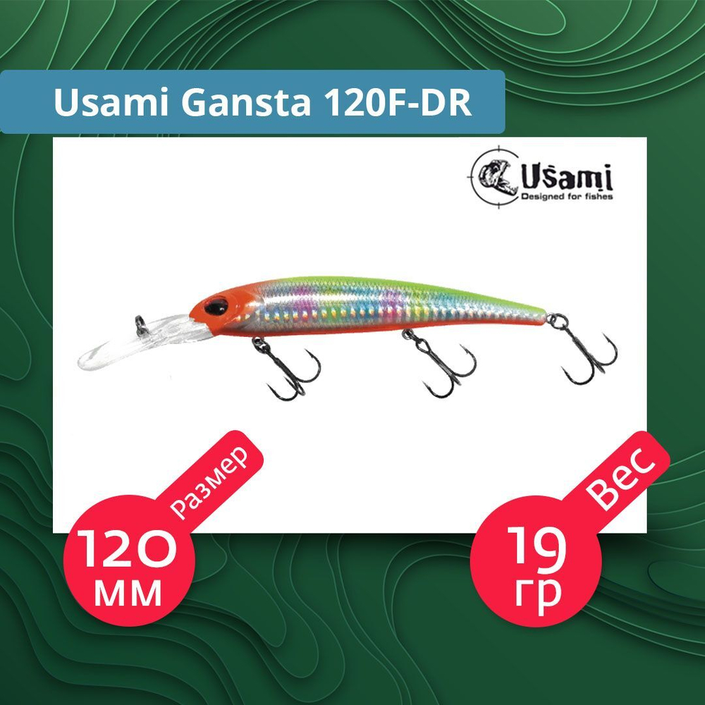 Воблер для рыбалки Usami Gansta