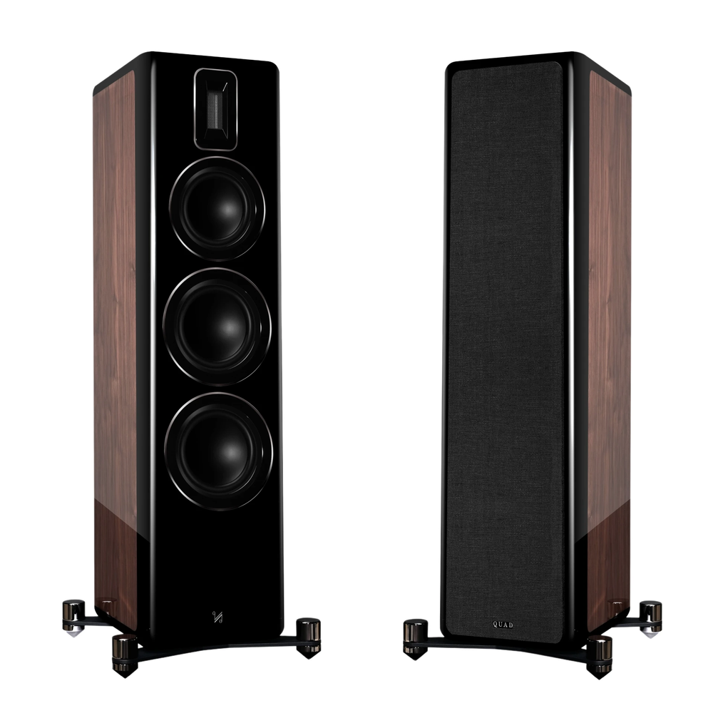 Напольная акустика Quad Revela 2 орех/черный лак