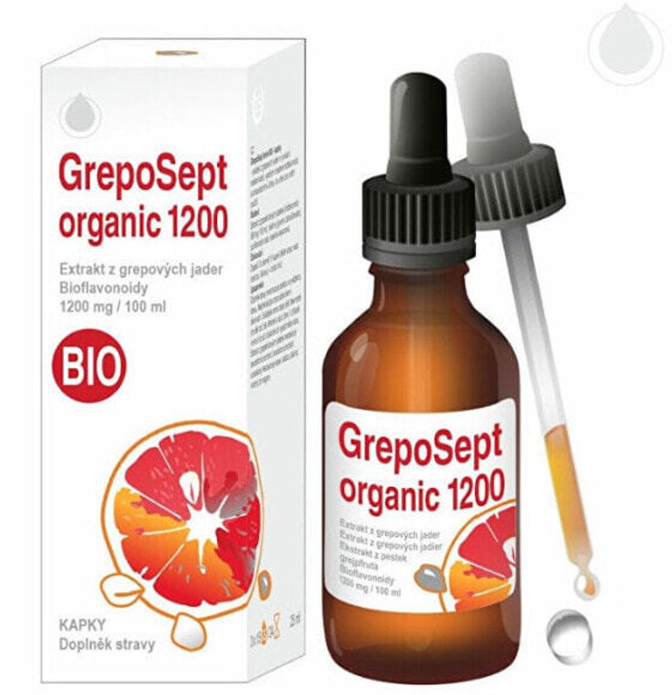 Антиоксиданты GrepoSept ORGANIC 1200 25 мл