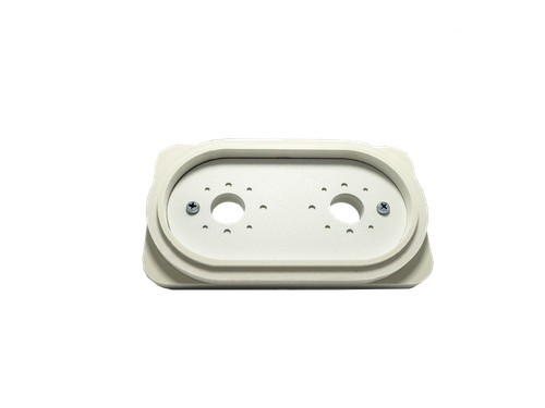 Платформа теневая белая овал DUO под светильник Art GU10 160х90х20мм