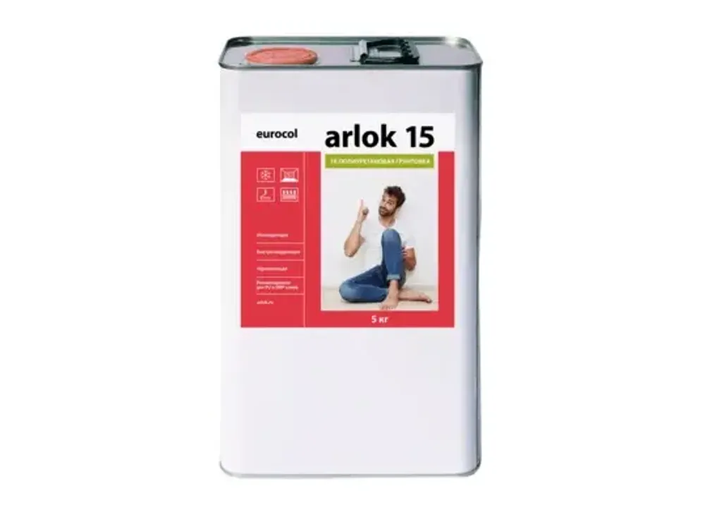 Грунтовка изолирующая Eurocol ARLOK 15 1К ПУ 5 кг