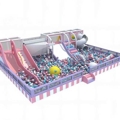 Большой сухой бассейн «Волшебный Городок», 6х5х2,8 м — для детских развлекательных центров