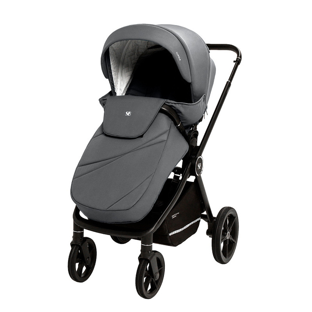Детская коляска Sweet Baby Cupola New 3 в 1 Slate Grey