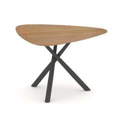 Oak Стол переговорный треугольный PR.C.SPRG-005.M Дуб Светлый/Металл Антрацит 1200*1200*750