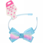 Ободок для волос детский на блистере «Rapunzel- Gradient», микс 6 цветов, 1 см