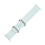 Ремешок Apple Ocean Band, голубой со светлой пряжкой, для Apple Watch 44, 45, 46 мм, Ultra и Ultra 2 (дизайн 2024)