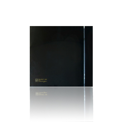 Накладной вентилятор Soler & Palau SILENT-100 CRZ DESIGN-4С BLACK  (таймер)