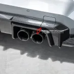 Карбоновый диффузор заднего бампера для BMW M3 G80/G81 2020+ / M4 G82/G83 2021+ БМВ