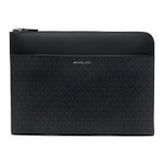 MICHAEL KORS Calfskin Laptop Bag Men"s Black