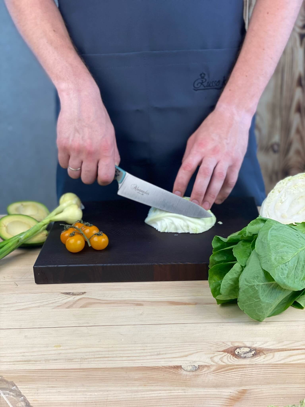 🏆Кухонный нож Alexander M PRO N690 Camo G10