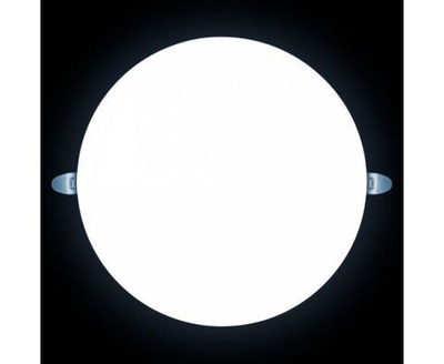 Светодиодная встраиваемая безрамочная панель FLP 32Вт, 6500К, d225х21мм, белый