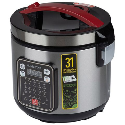 Мультиварка HOMESTAR HS-2031 V-5 л антипригарная чаша, 31 программа, отложенный старт, мощность 900 Вт